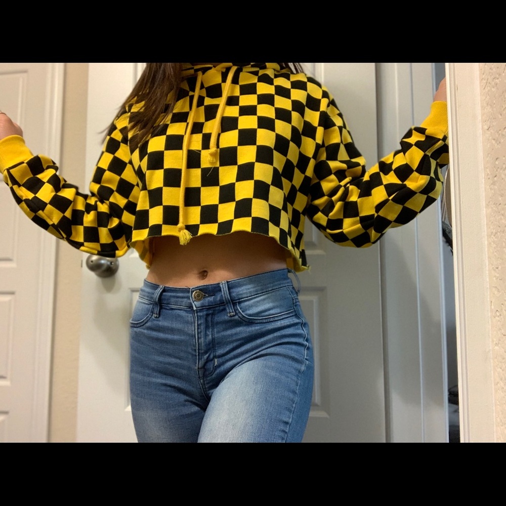 Trendy cropped F21  hoodie